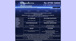 Desktop Screenshot of microactiv.co.uk